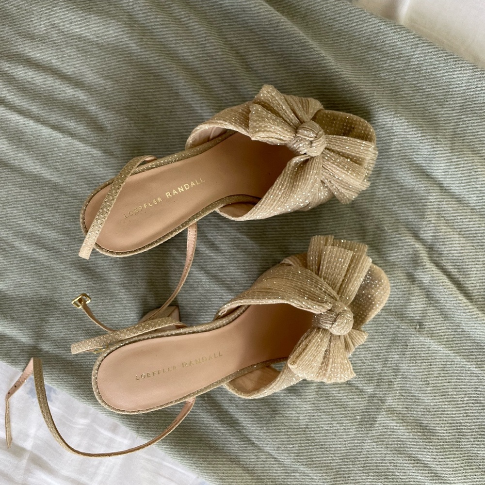 Loeffler Randall Champagne Platform Heels